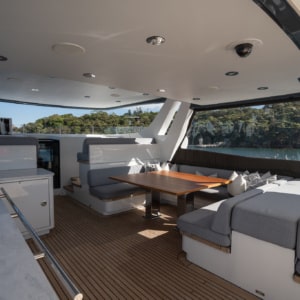 Belle Charters Upper Deck Dinning