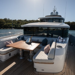 Belle Charters Forward Deck Seating