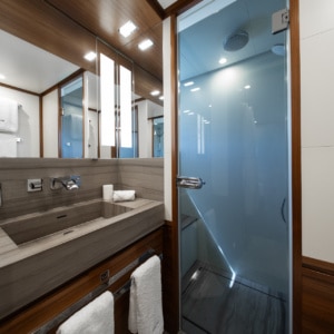 Belle Charters Portside Guest Cabin Ensuite