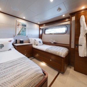 Belle Charters Starboard Side Guest Cabin