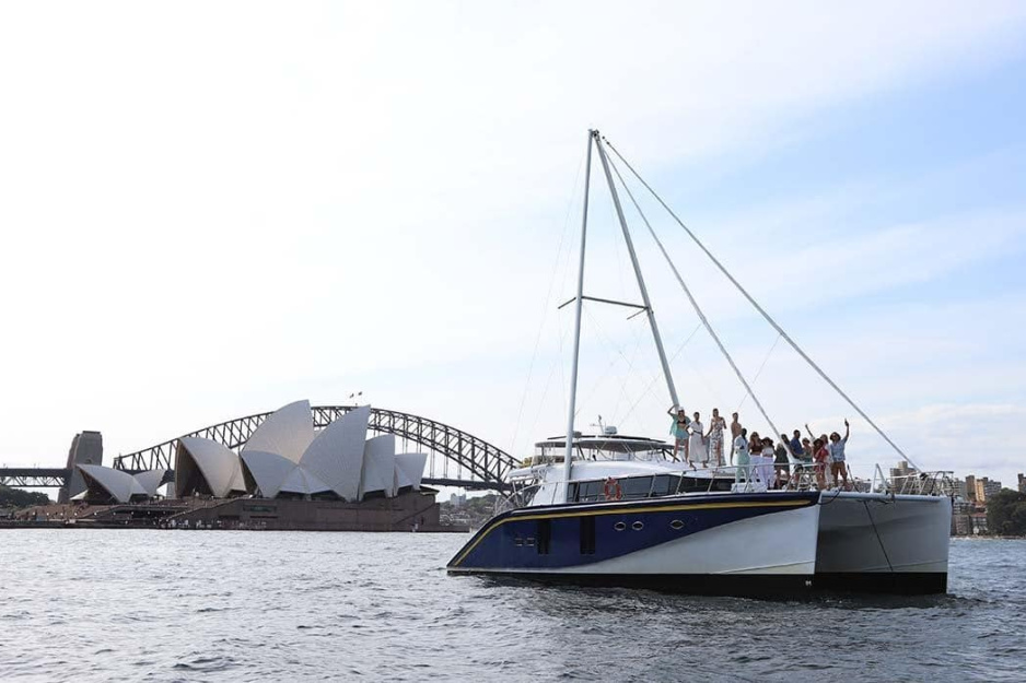 21st Boat Hire Sydney Celebrating With Chapman Yachting Near The Sydney Harbour Bridge And Opera House