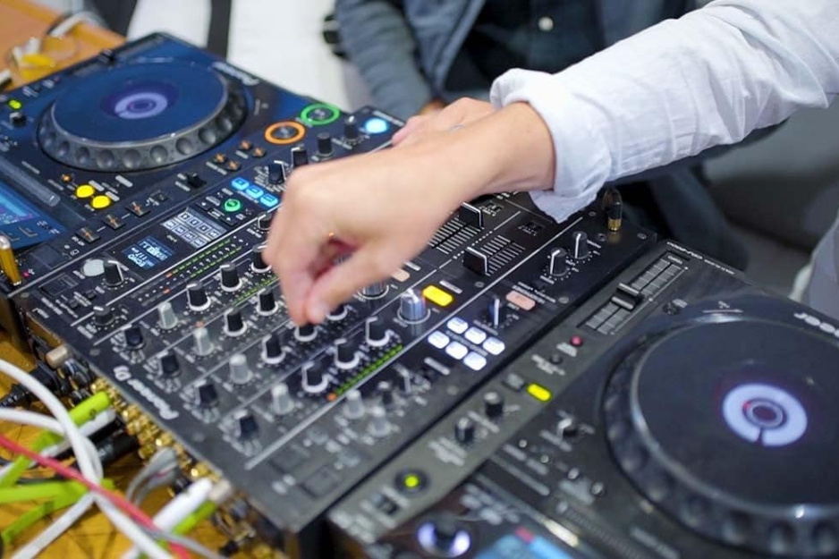 Dj Playing Music For A Corporate Functions Yacht Hire With Chapman Yachting